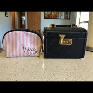 Victoria’s Secret Train Case & Cosmetic Bag